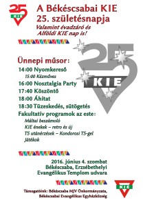 25. születésnap, évadzáró, stb… — 2016. június 4.